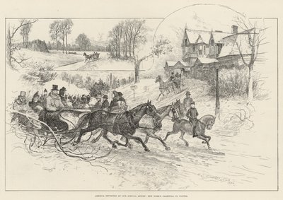 Amerika wieder besucht, New Yorks Abschied vom Winter von Henry Charles Seppings Wright